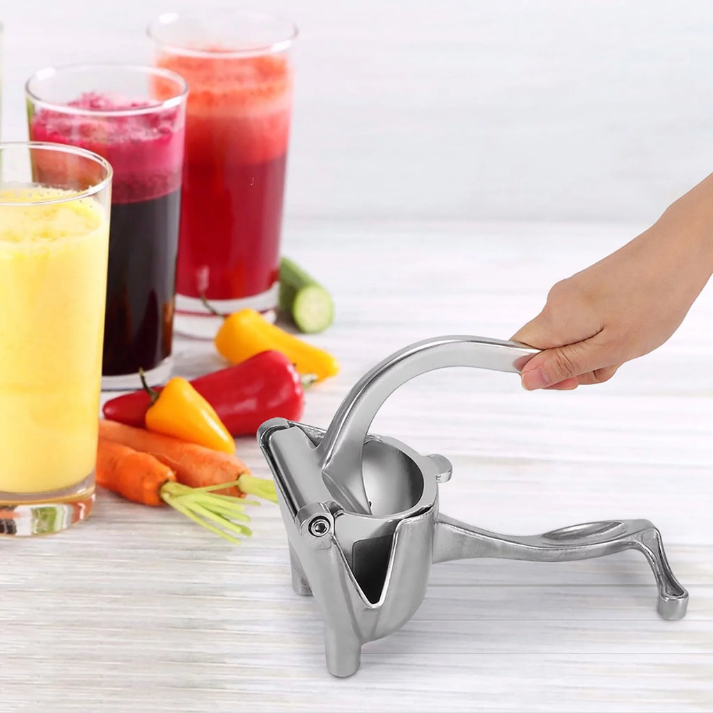 Manual Juicer Lemon Orange Squeezer Aluminum Portable Q49851