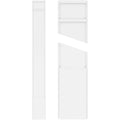 Smooth PVC Pilaster with Decorative Capital & Base (Pair) T265