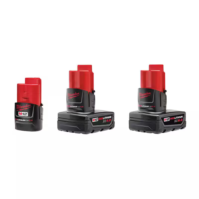 12-Volt Lithium-Ion Battery Packs (3-Batteries) T46782