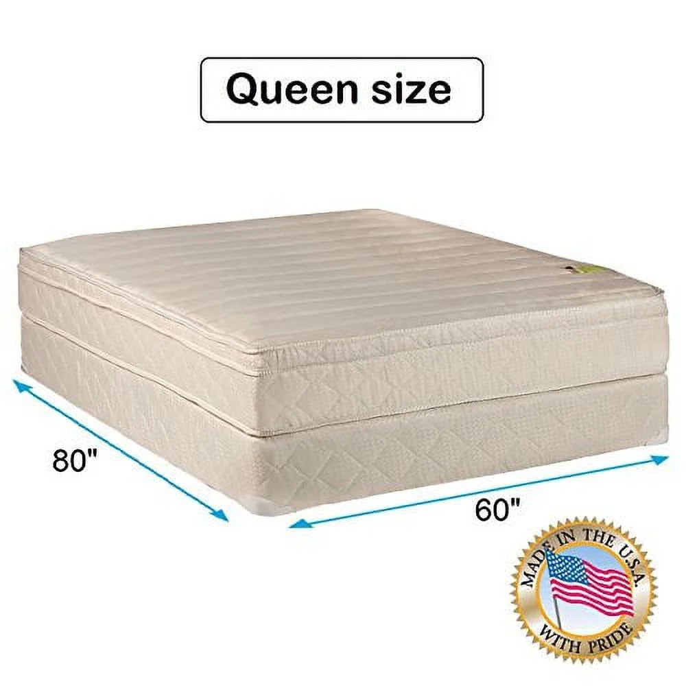 Queen Pillow Top Mattress & Box Spring Set H28457