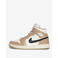 Air Jordan 1 Mid Sail/Black-Desert Women's Size 9 Medium C309