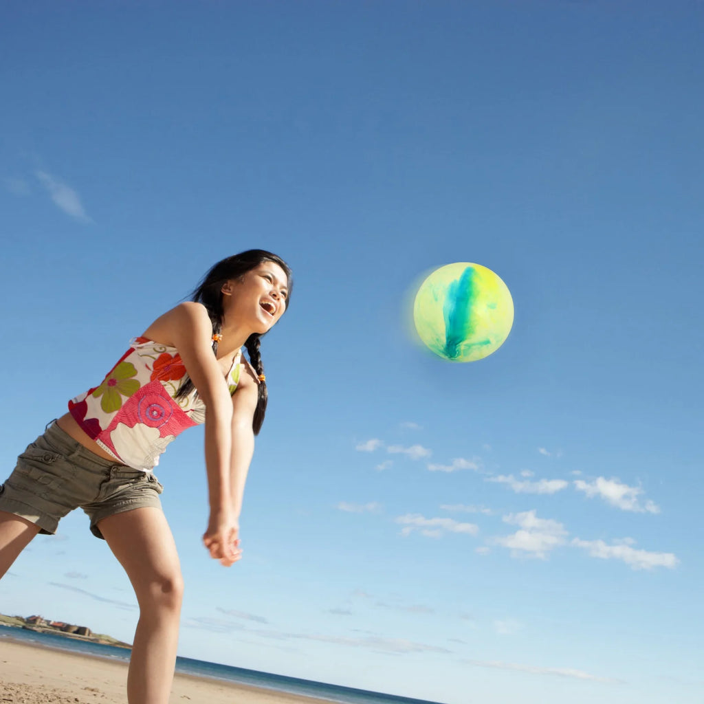 5 PCS Beach Ball Inflatables Glossy Panel Children’s Toys Pvc X536