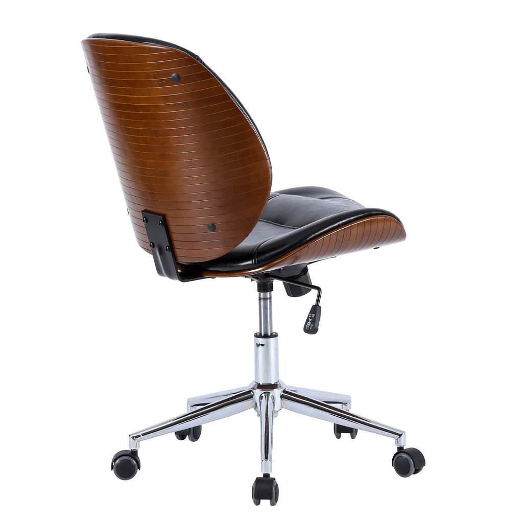 PU Leather Bamboo Office Chair M395238
