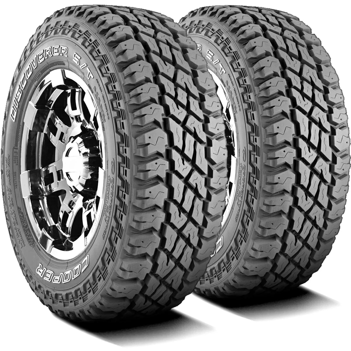 Pair of 2 LT 285/70R17 121/118Q E 10 Ply Mud Tires L6340