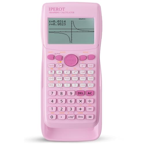 Pink Scientific Calculator with Graphing Functions H13472