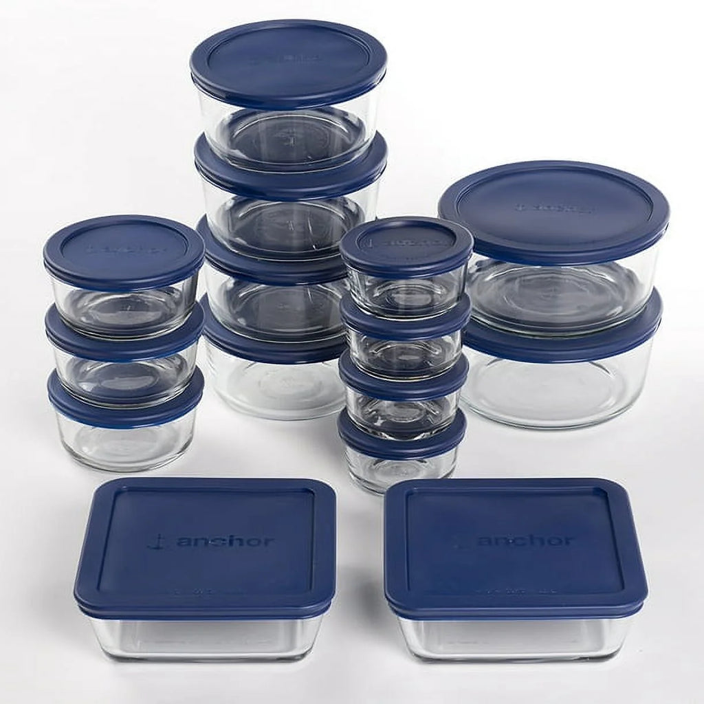 4-Cup Round Storage Dish with Cover, Pack of 2 K931