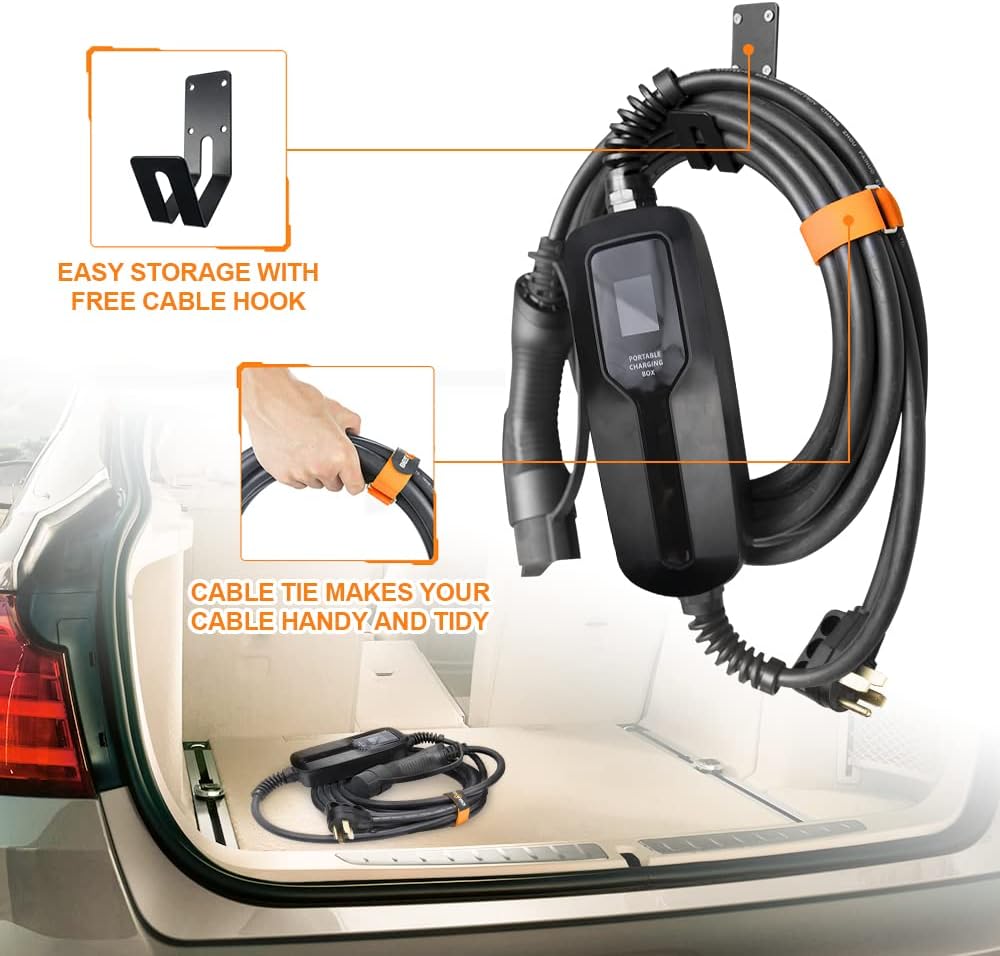 32 Amp Level 2 Portable EV Charger with NEMA14-50 E4071