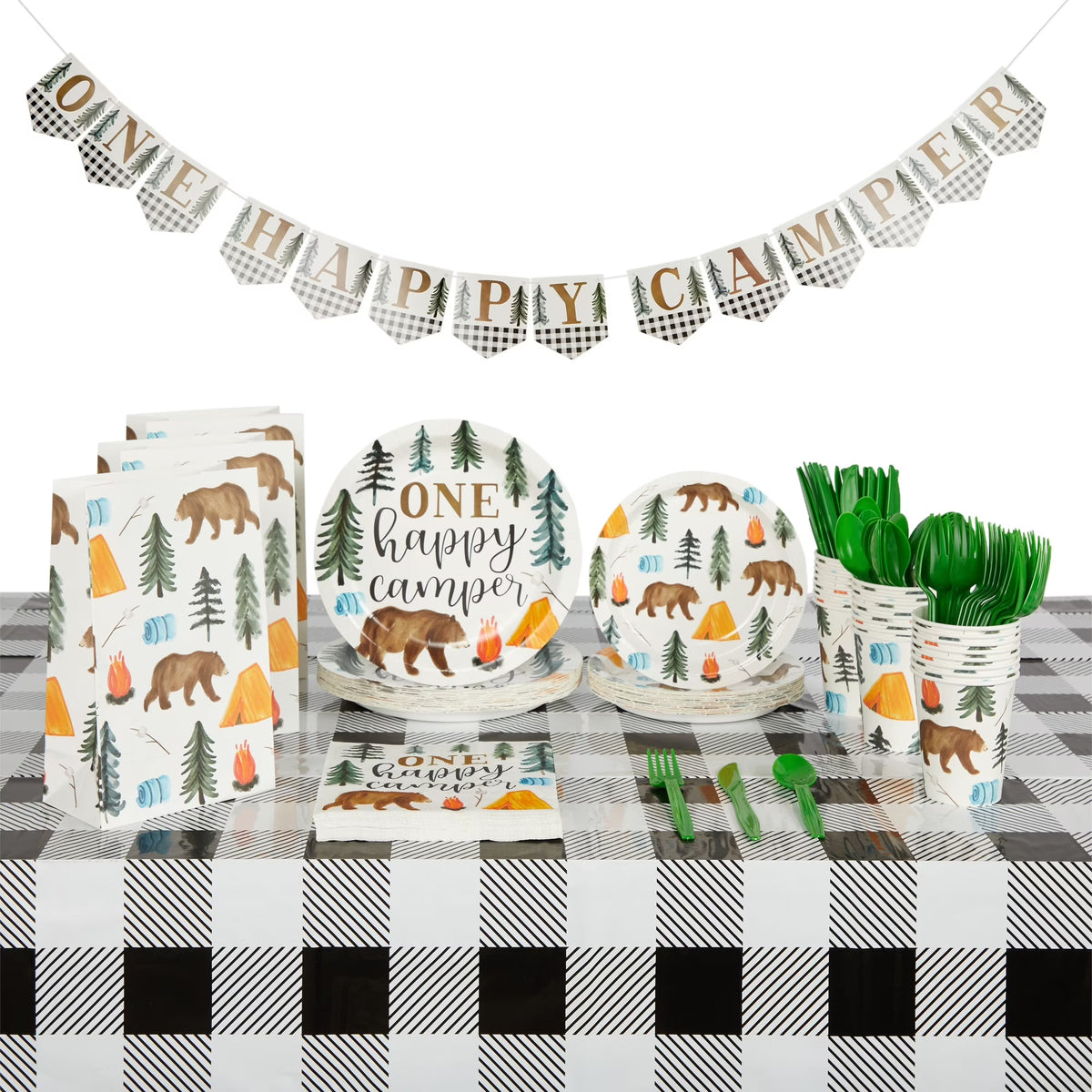 Camping-Themed Party Decorations (Serves 24) Z439