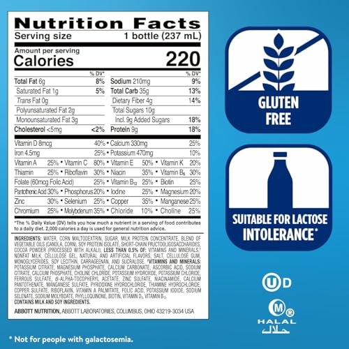 Vanilla Nutrition Shake with Fiber, 8 fl oz 24 Pack E9096