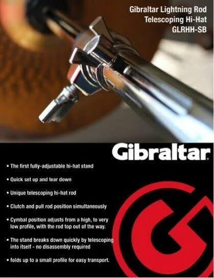 Telescoping Single Braced Hi-Hat Stand I8664