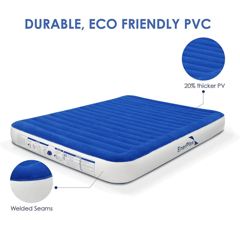 9 Inch Queen Camping Air Mattress with Pump W1199