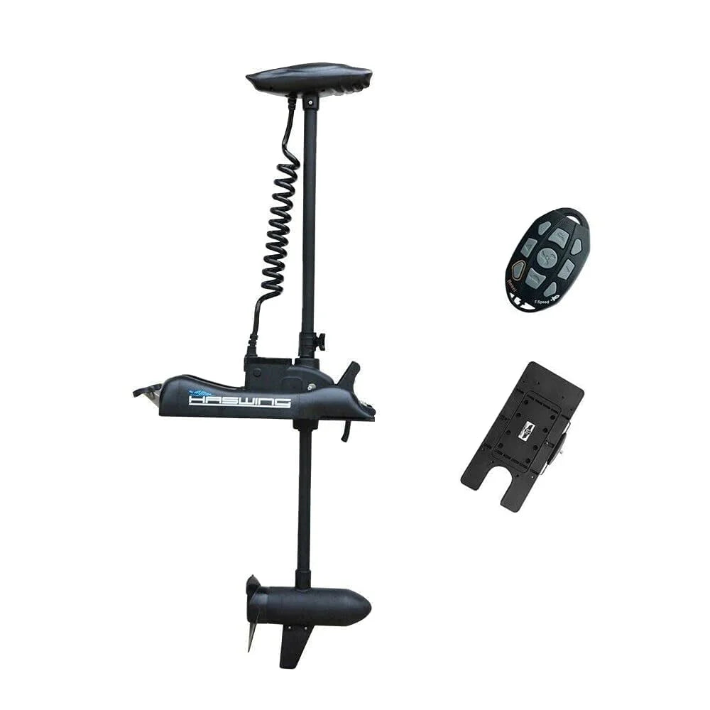 12V 55LB 48 Inch Shaft Electric Trolling Motor with Remote Control L496566