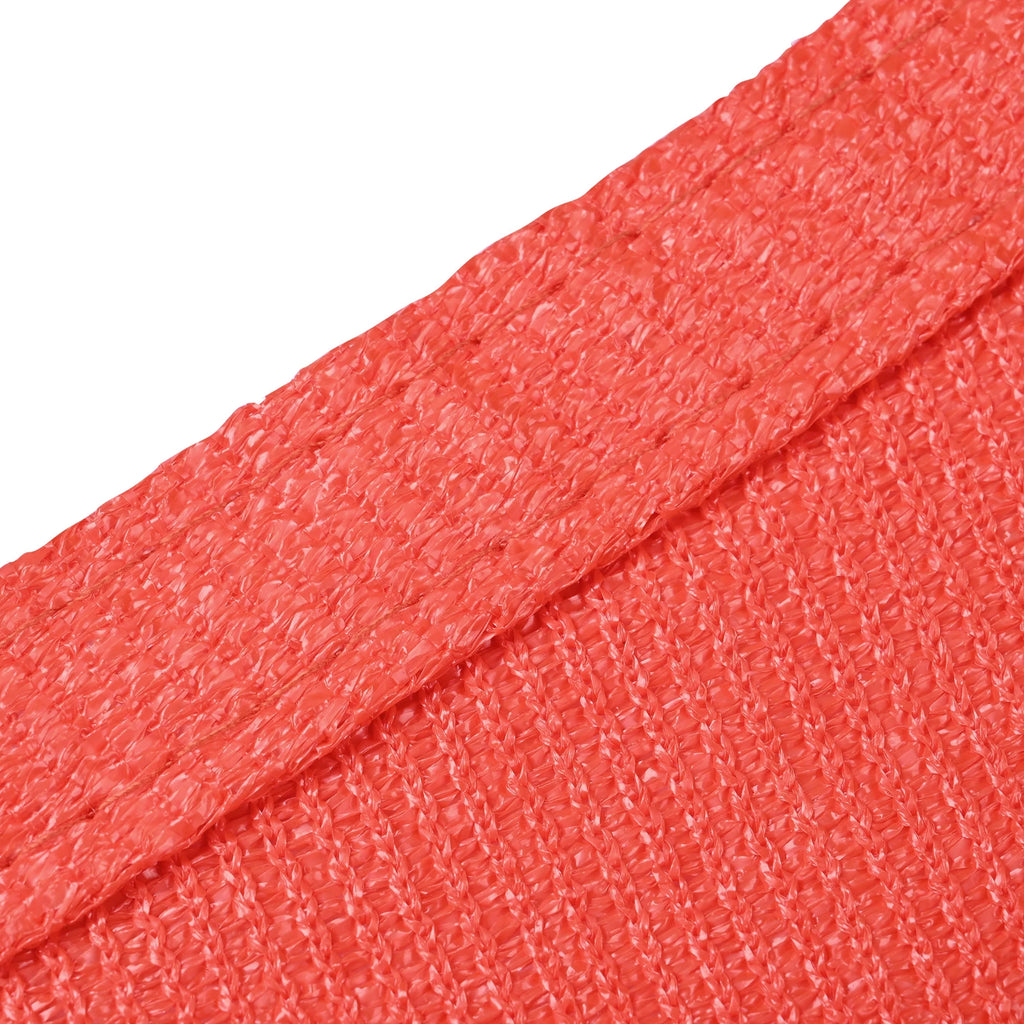 19x13Ft 97% UV Block Rectangle Sun Shade Sail Watermelon Red R4992