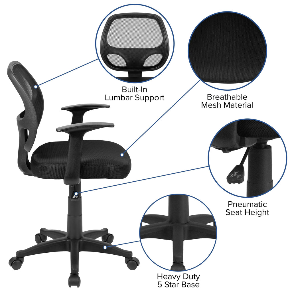 Black Mesh Computer Chair X571