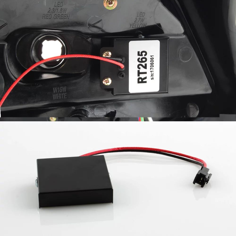 For 2012-2014 Ford Focus Hatchback LED Tail Lights Left+Right Pair V94888
