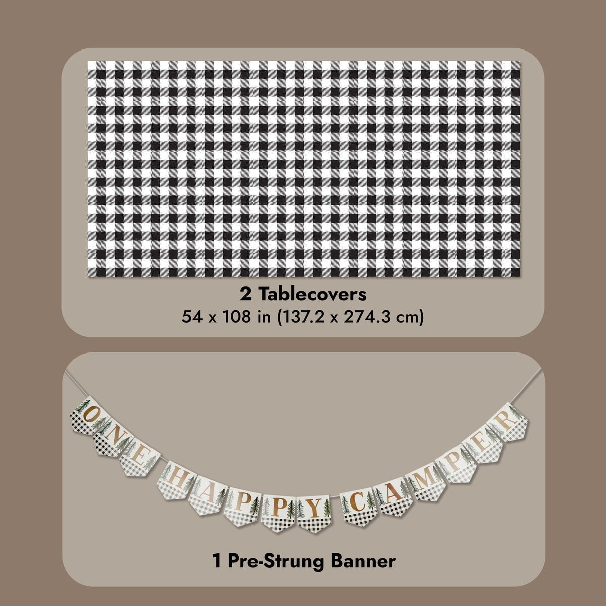 Camping-Themed Party Decorations (Serves 24) Z439