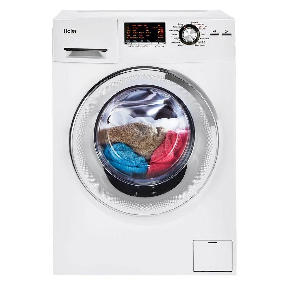 White Front Load Washer And Dryer Combination J83469