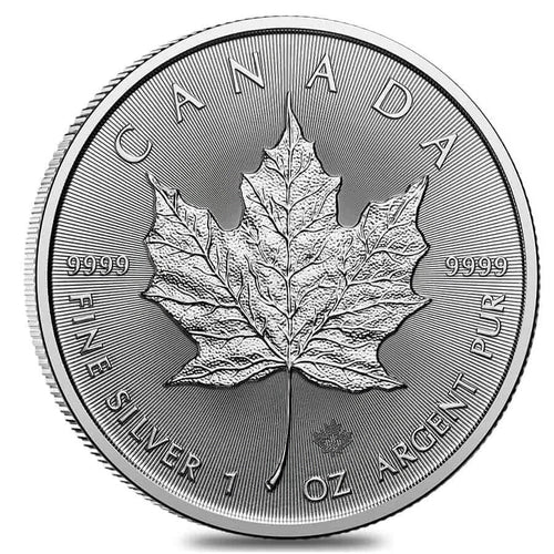 1 oz Canadian Silver Maple Leaf Coin E3964