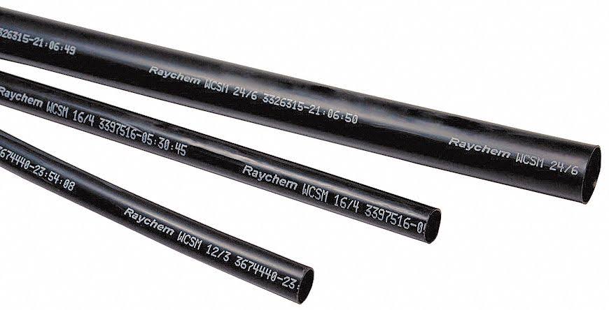 1 In Black Shrink Tubing, 1 In ID, PK50 G783459