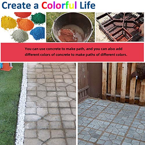 15.7"x15.7"x1.57" Reusable Concrete Path Maker Molds E556