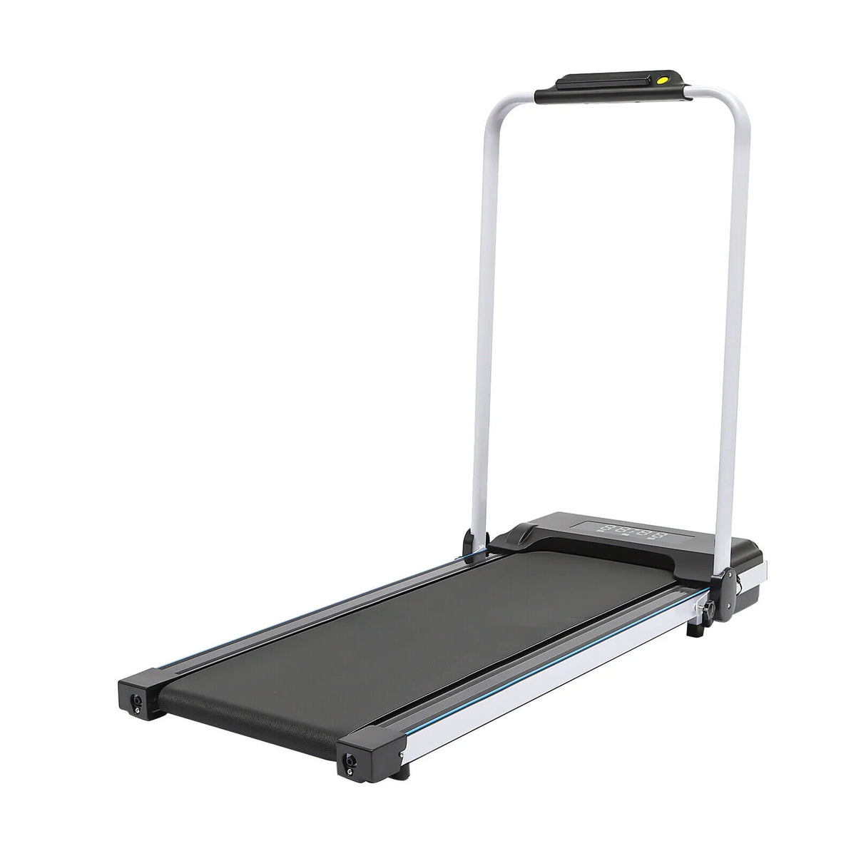 2 In 1 Electric Treadmill Walking Pad with Remote Black F26698