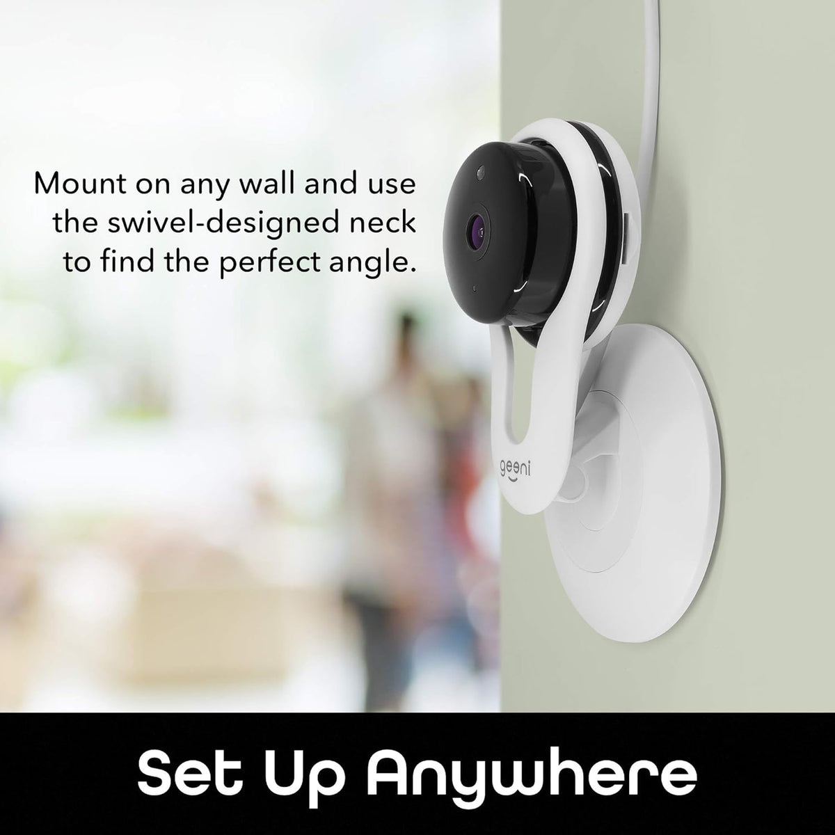 White 1080p Indoor Smart Security Camera 2 Pack X50312