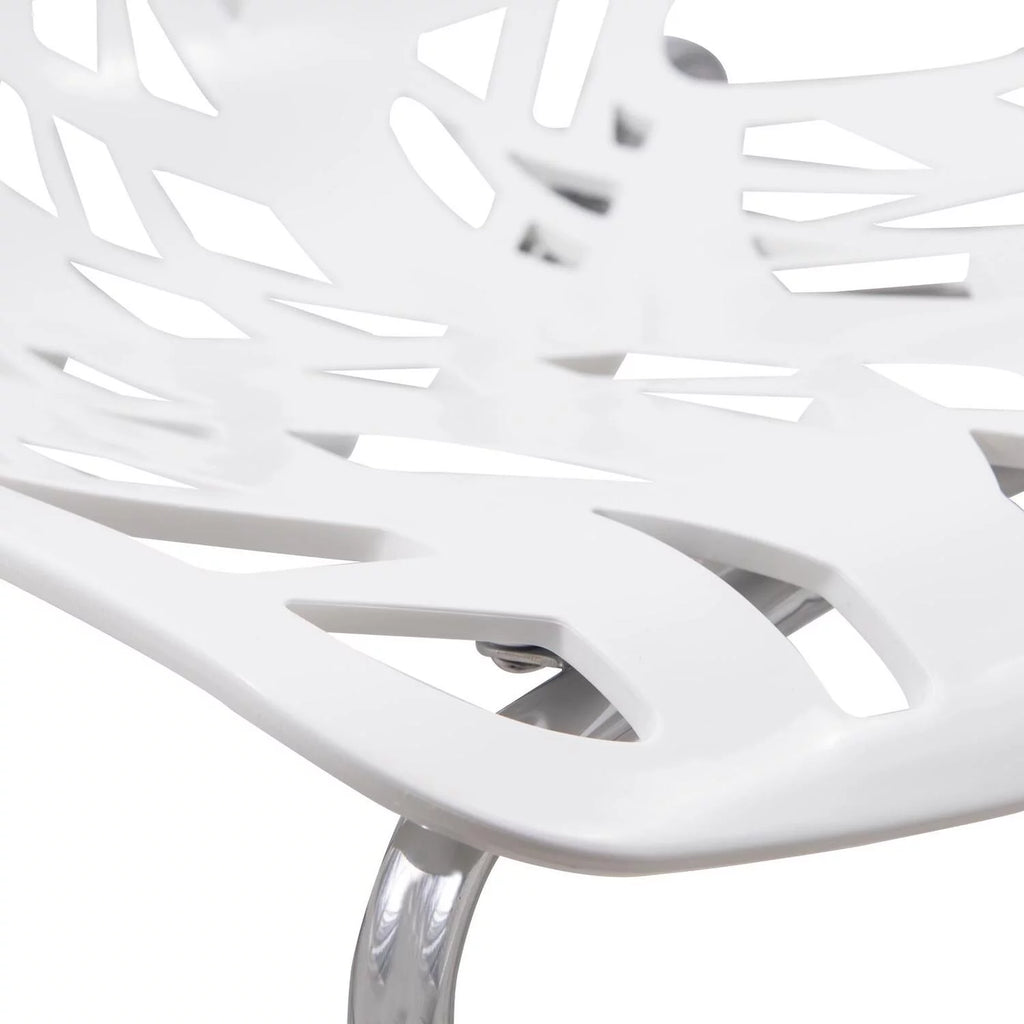 Modern Dining Chair with Chromed Legs H3539