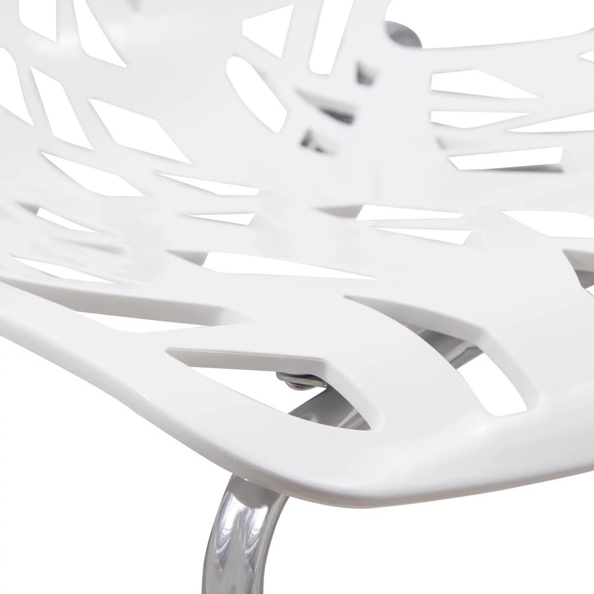 Modern Dining Chair with Chromed Legs H3539