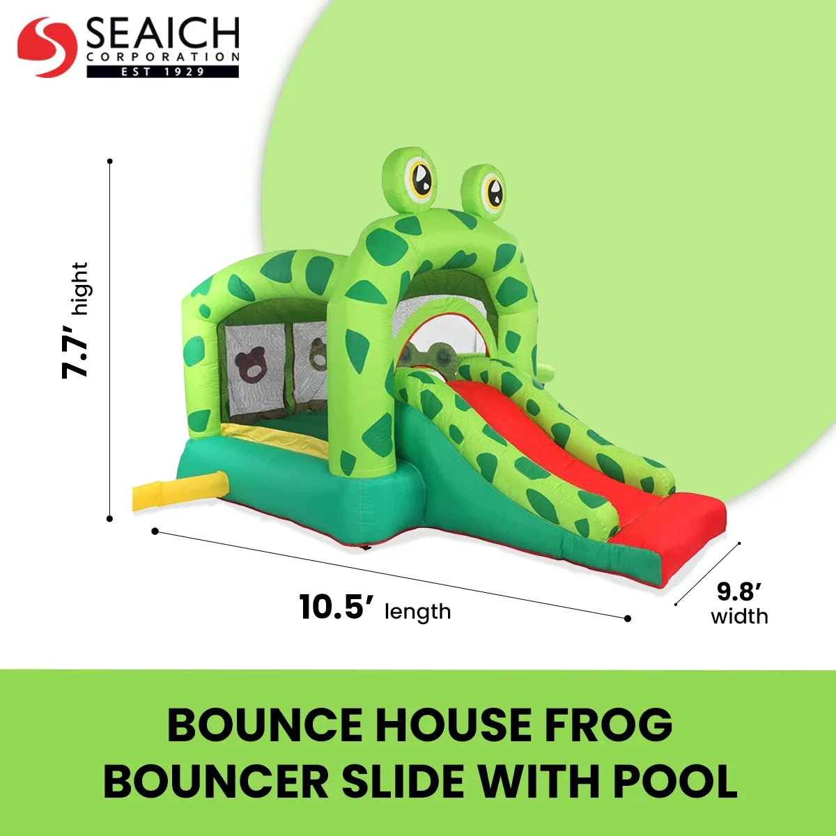 Frog Bouncer Slide with Pool B300
