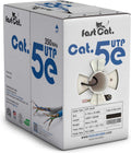 Cat5e Ethernet Cable 1000ft - 24 AWG CMR Bare Copper UTP LAN Cable (Orange) E2405