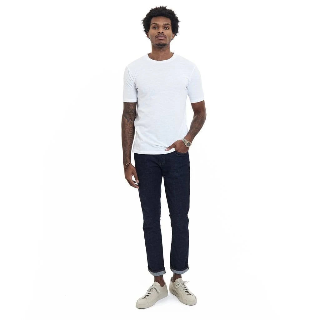 Black XXL Triblend Crew E59528