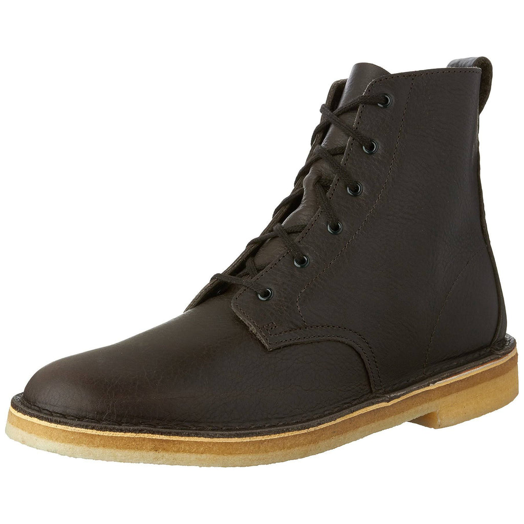Charcoal Leather Desert Boots Q4739