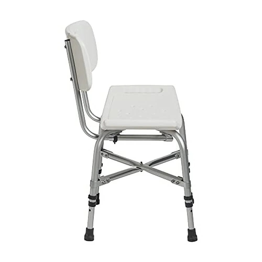 Bath Bench 20"W 12 Inch Seat Depth 500 lbs. Weight Capacity J936