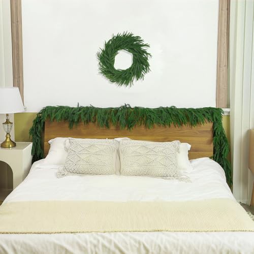 6 Ft 2 Pcs Artificial Norfolk Pine Garland Q920779