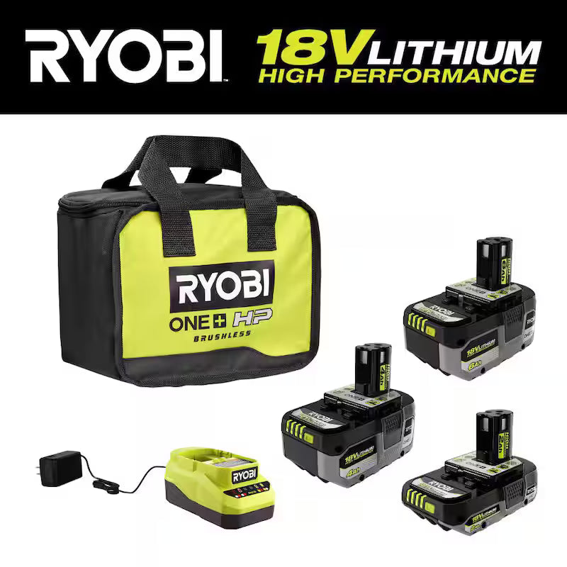 18V Lithium-Ion Starter Kit with 2.0 Ah, 4.0 Ah, 6.0 Ah Battery and Charger K56353