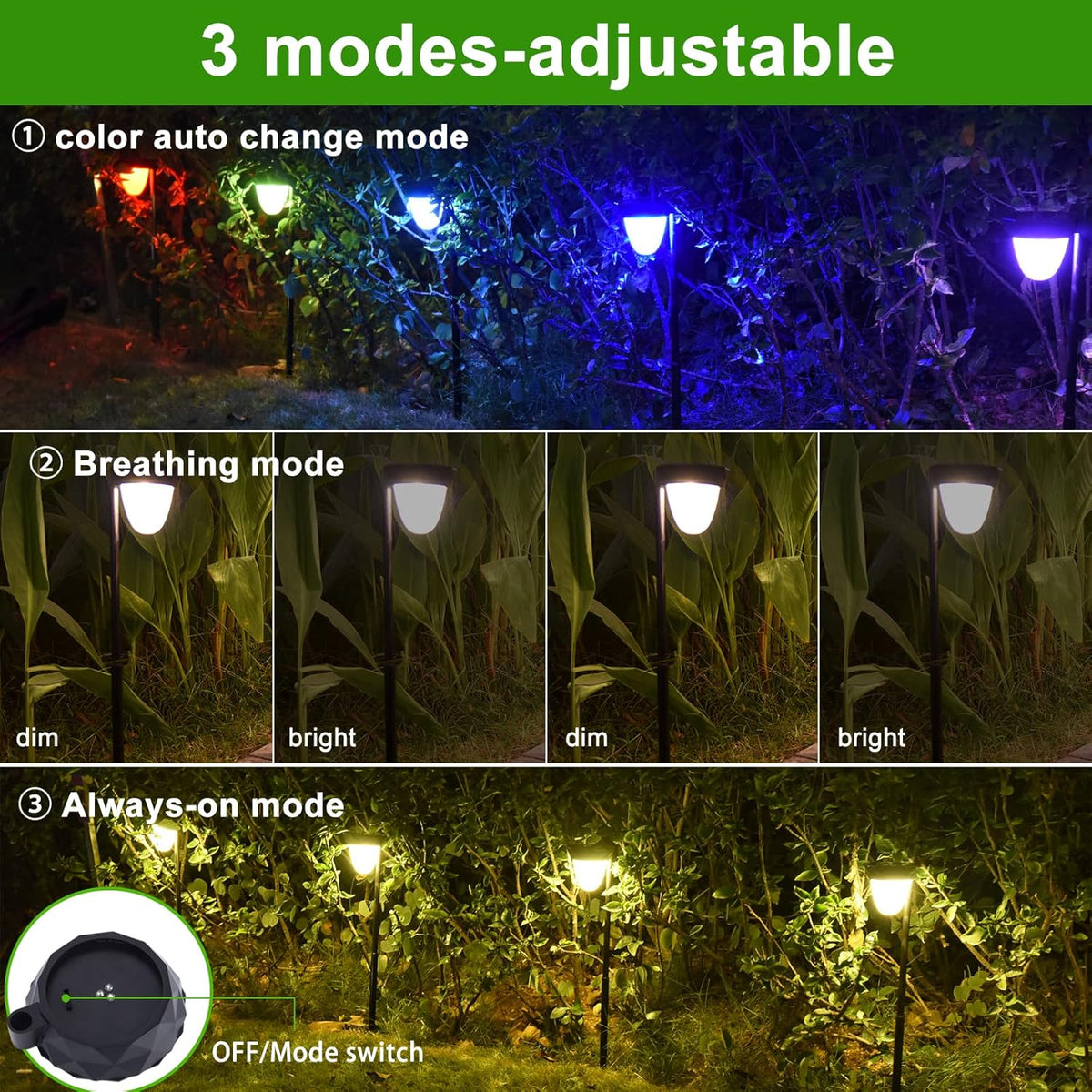 Solar Pathway Lights Outdoor 8 Pack V83015