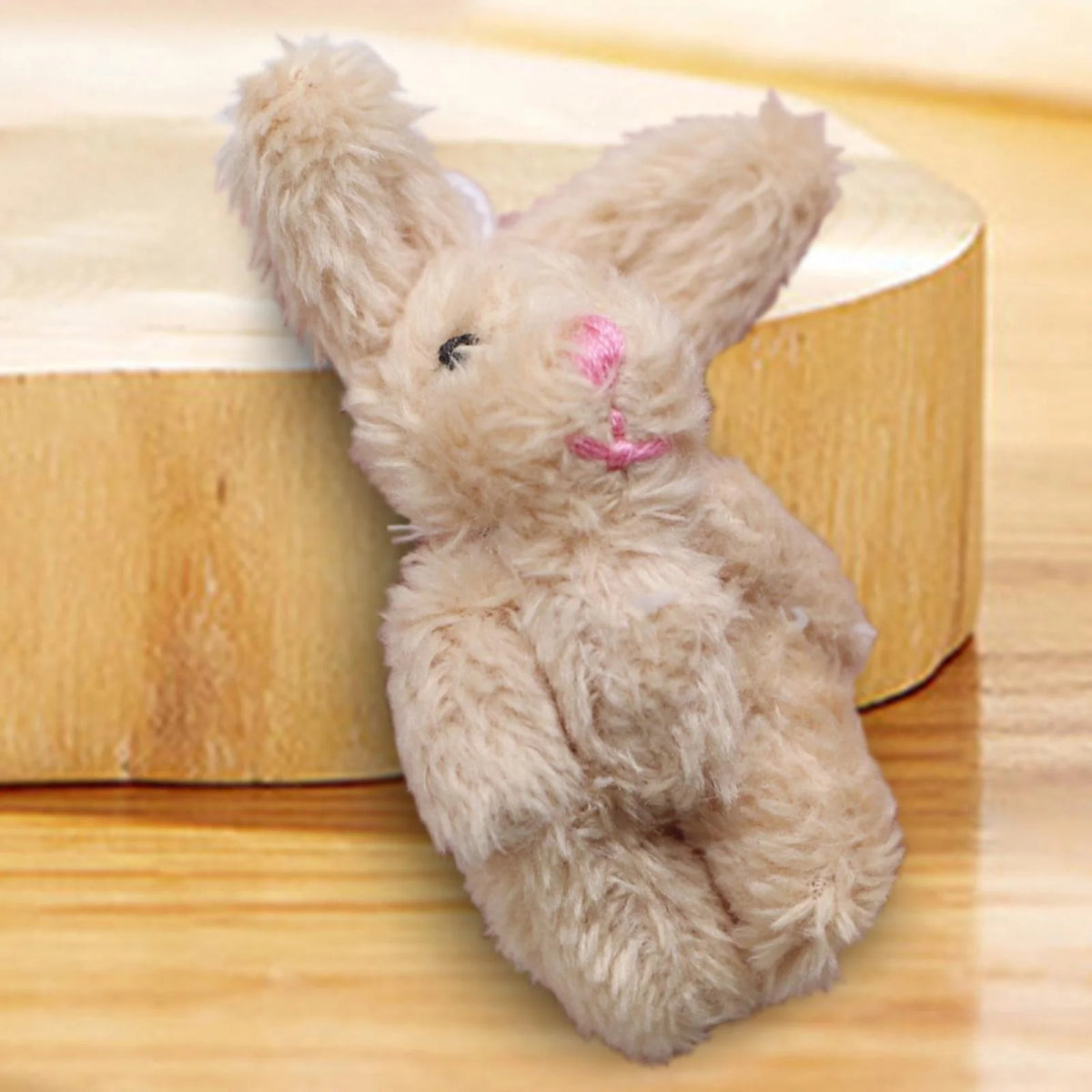 Khaki Rabbit Miniature Plush Doll E750811