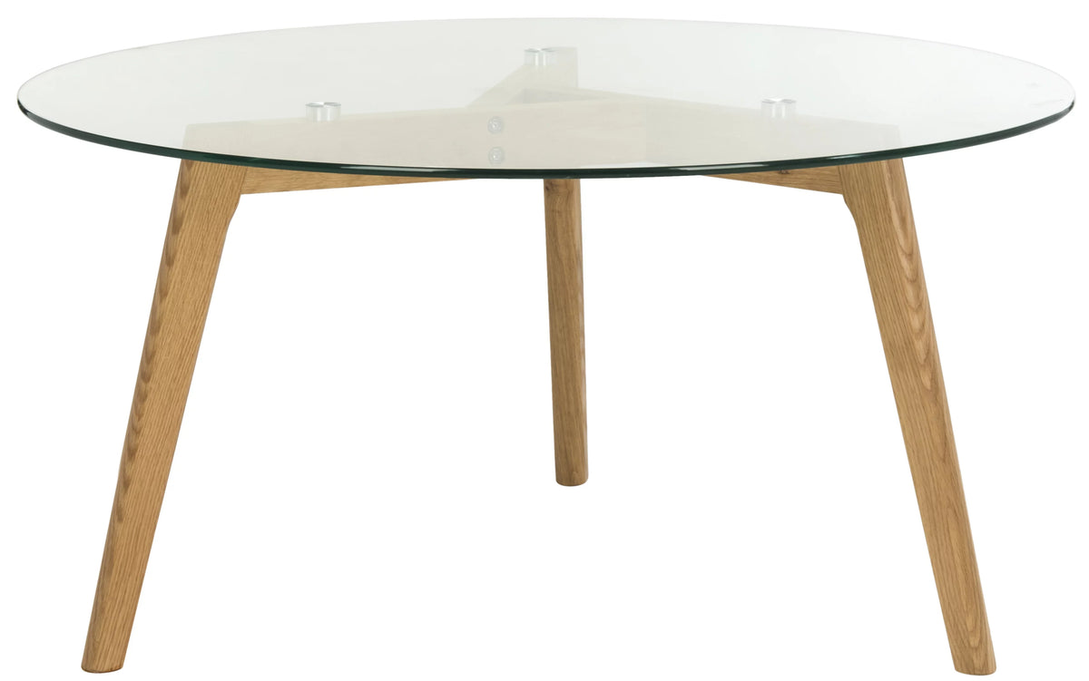 Round Glass Coffee Table L554