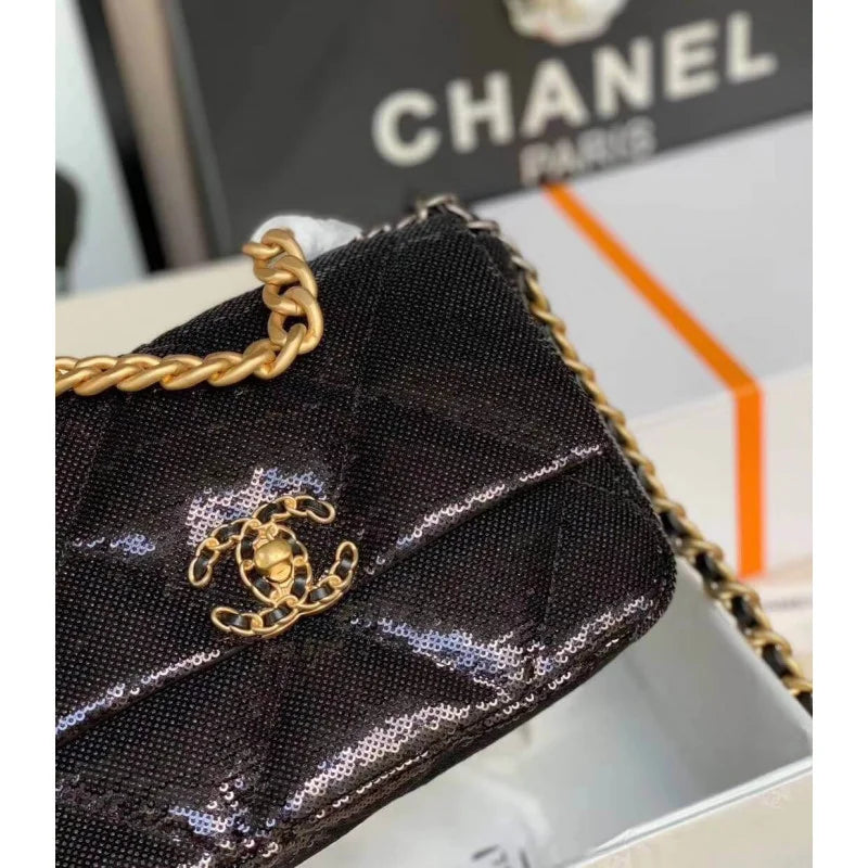 Tweed Flap Bag Q6382