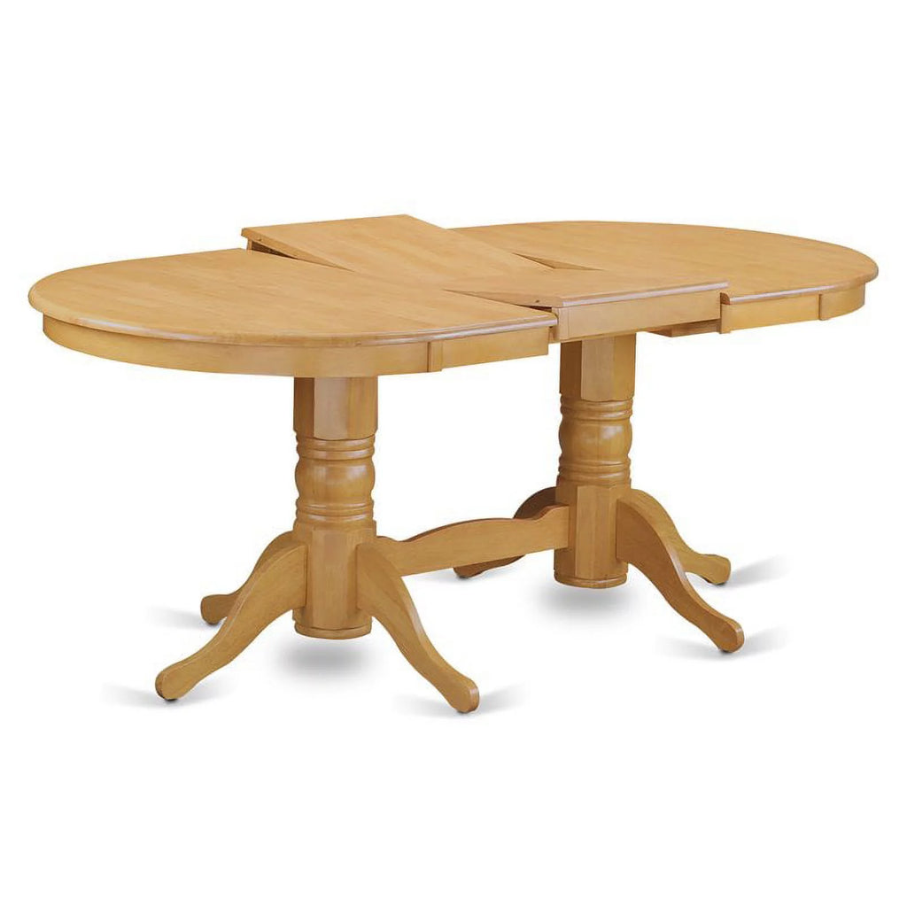 5-piece Oak Wood Table and Dining Chair Set S9399