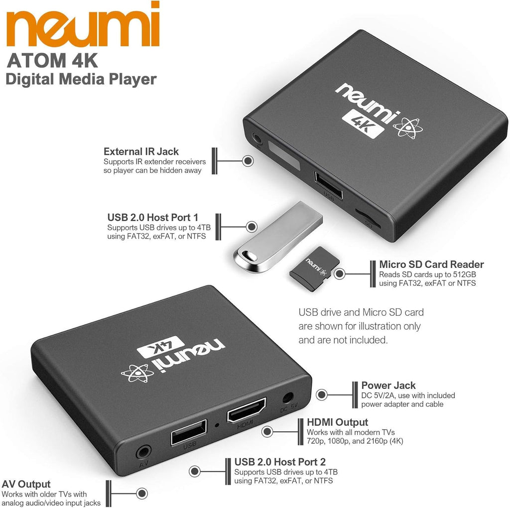 4K Ultra-HD Digital Media Player Pack of 2 L819