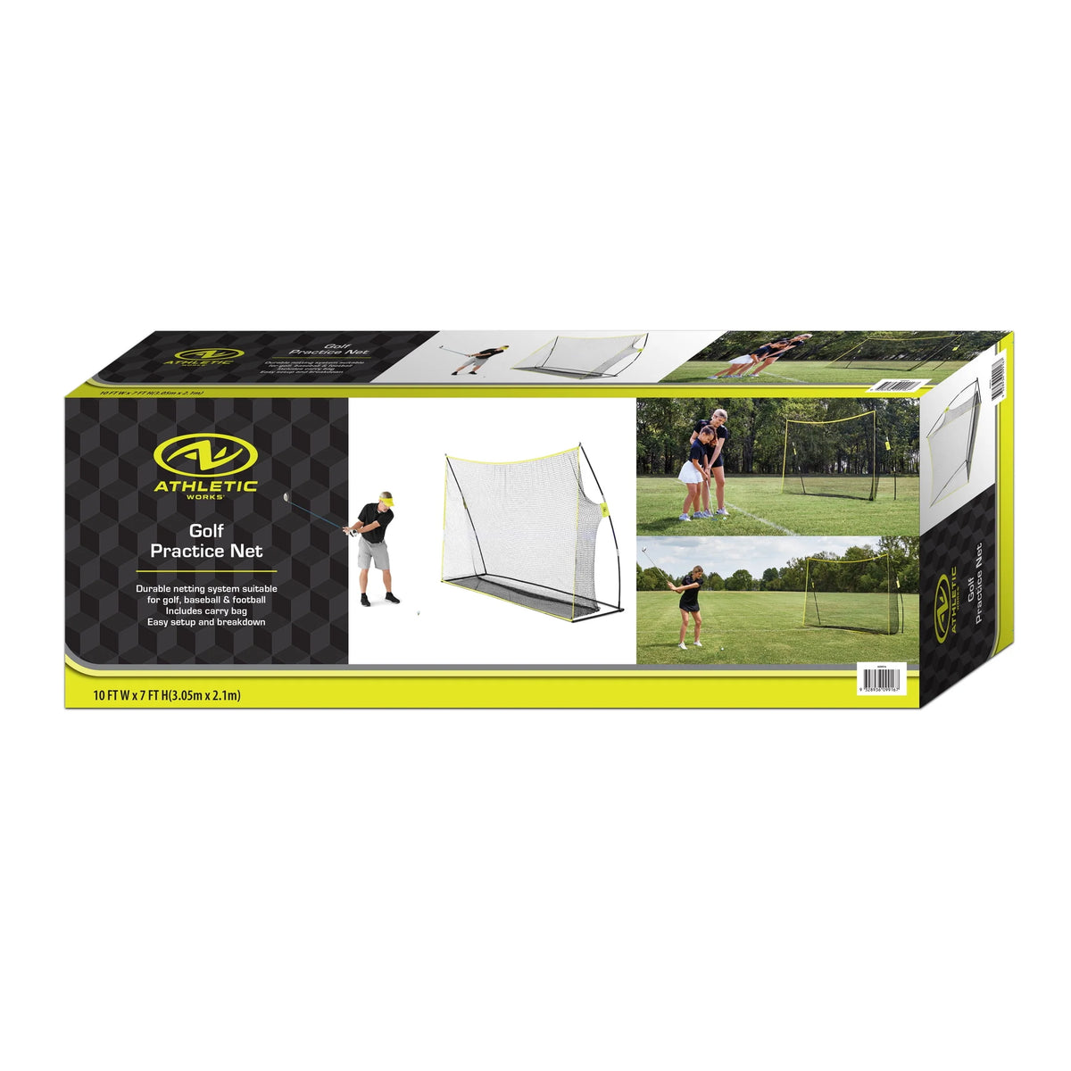 Golf Practice Net with Carry Bag 10' x 7' O41869