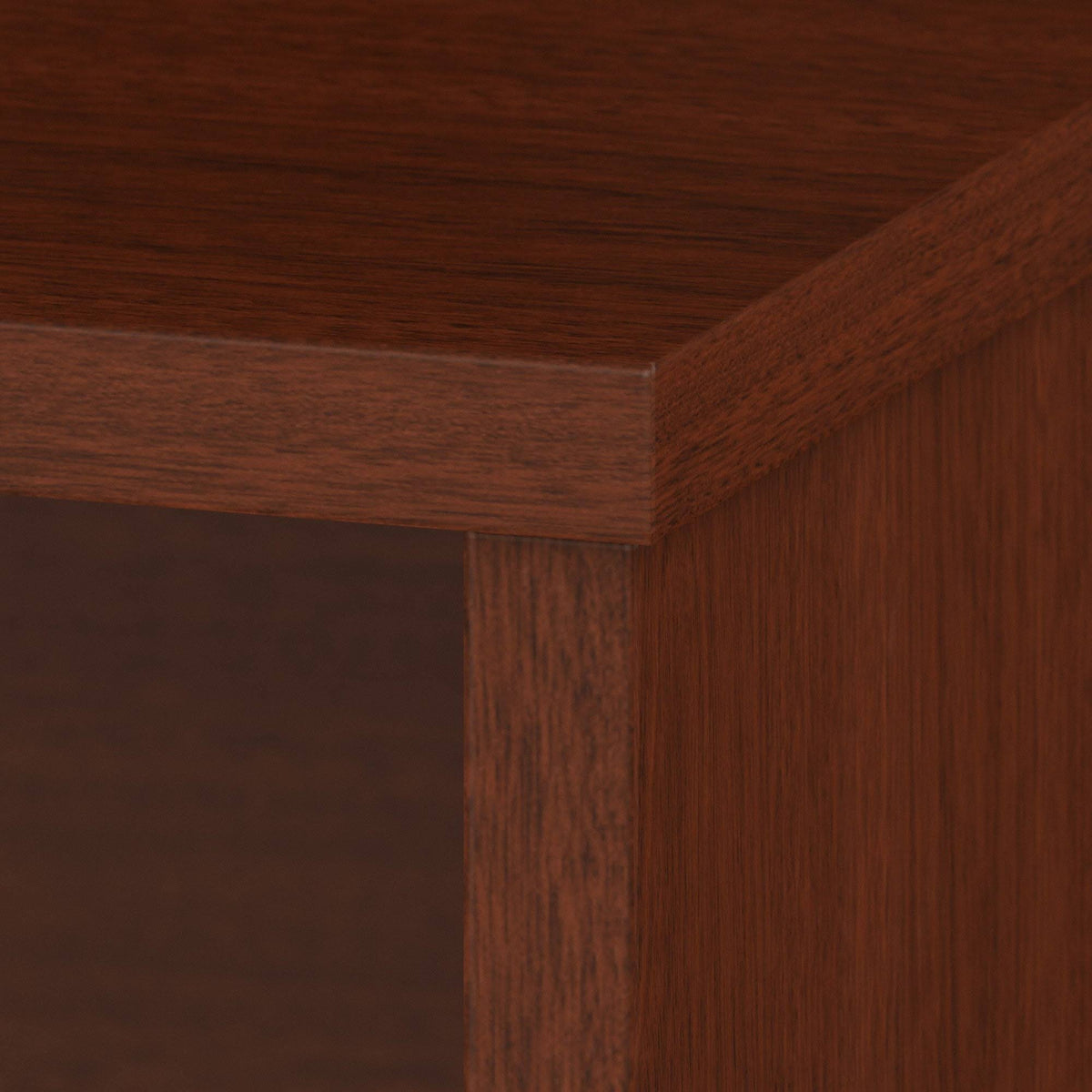 Autumn Cherry Office Desk with Mobile File Cabinet J374