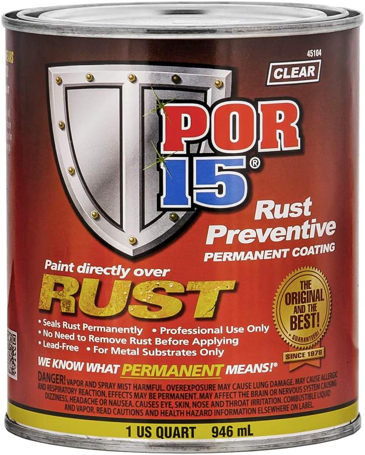 Gray Rust Preventive Coating, 1 pt, Pack of 2 E48467