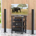 4-tier Glass Media TV Stand E3055