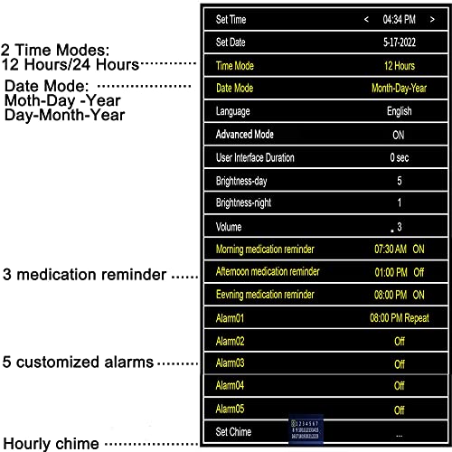 Calendar Clocks L626467