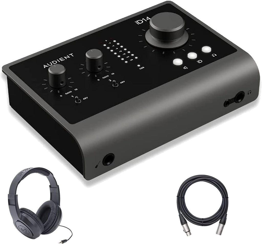 USB-C Audio Interface with Headphones and XLR Cable M586882
