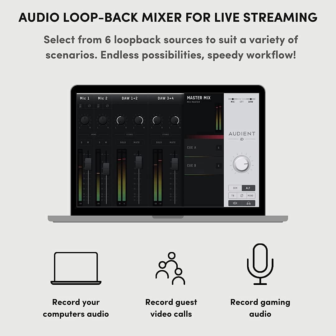 USB-C Audio Interface with Headphones and XLR Cable M586882