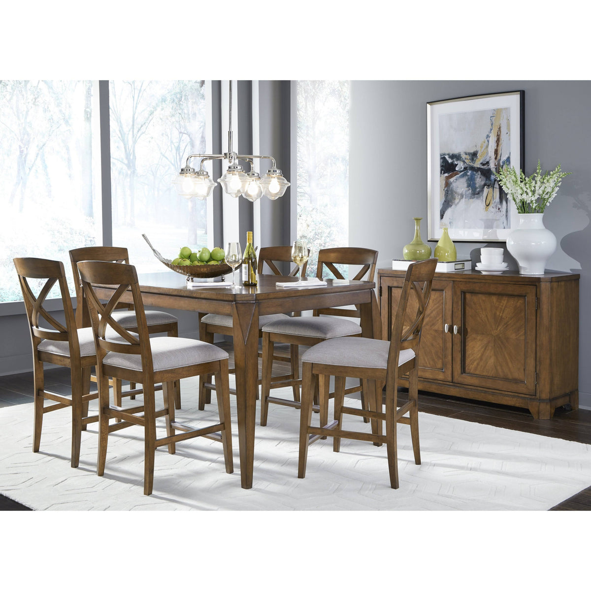 Saddle Brown Pub Table N595