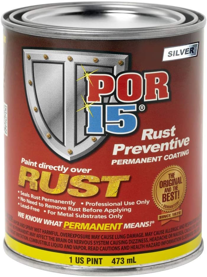 Gray Rust Preventive Coating, 1 pt, Pack of 2 E48467